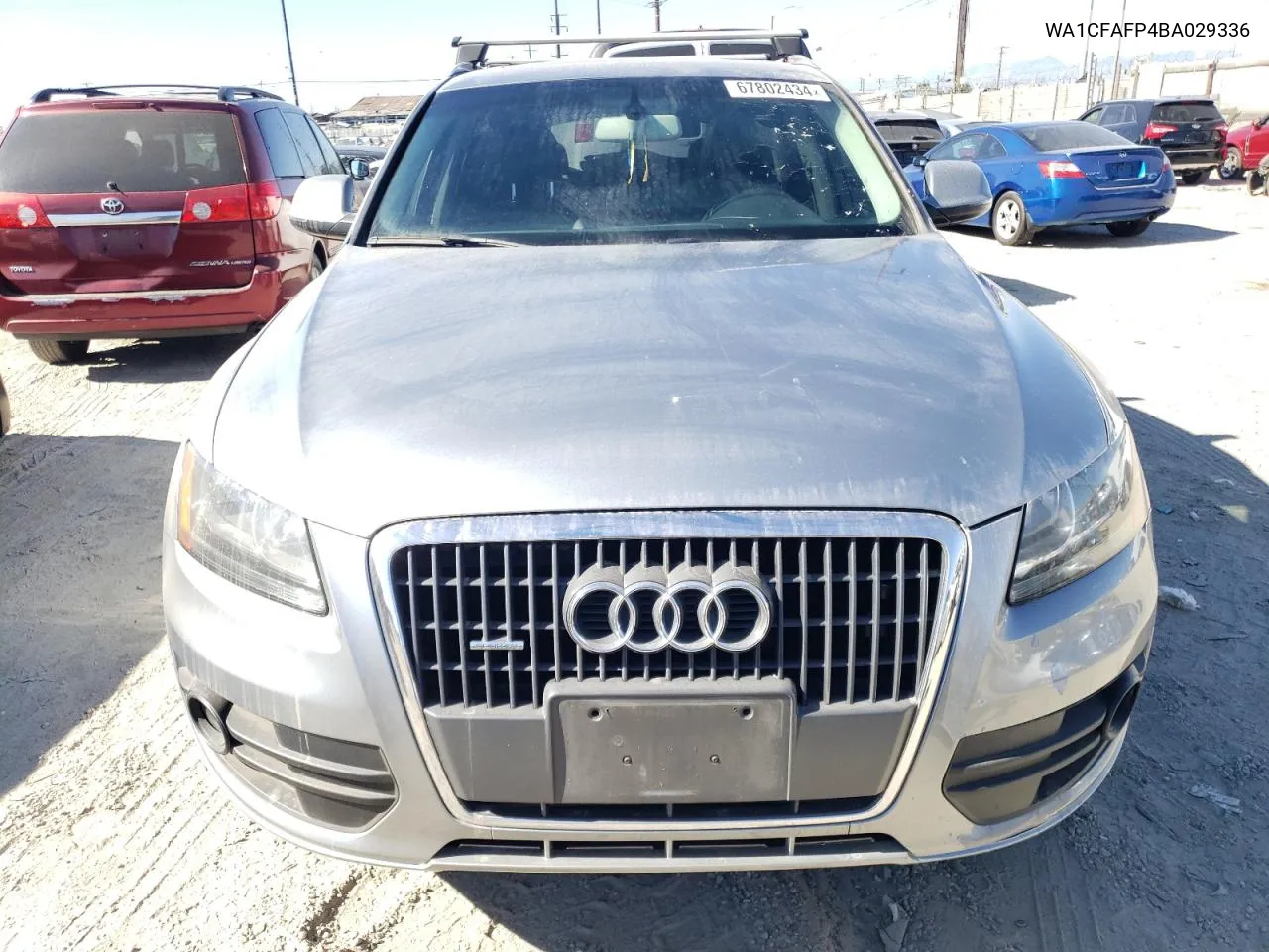 2011 Audi Q5 Premium VIN: WA1CFAFP4BA029336 Lot: 67802434