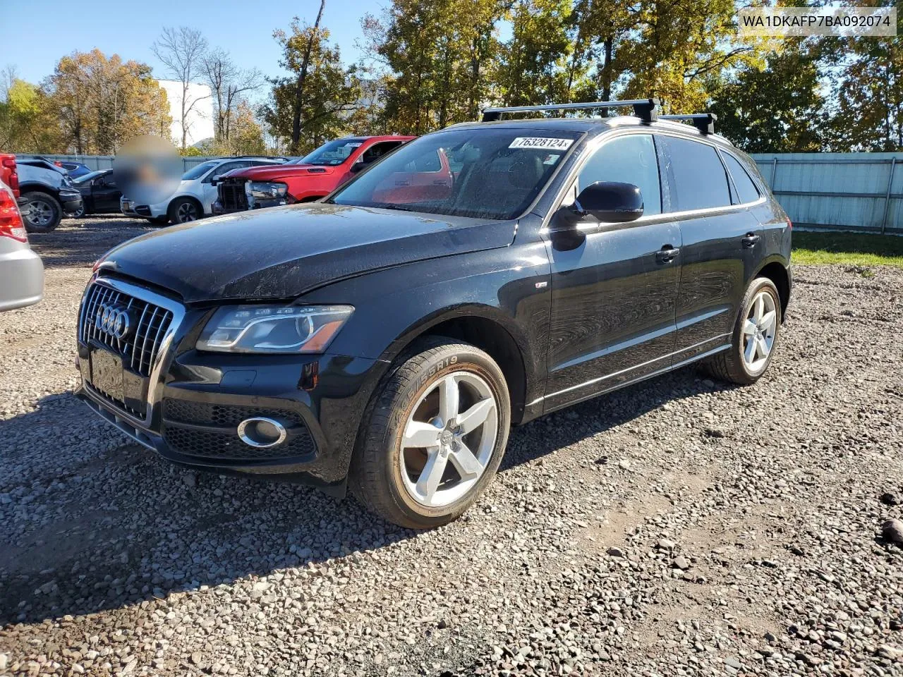 2011 Audi Q5 Premium Plus VIN: WA1DKAFP7BA092074 Lot: 76328124