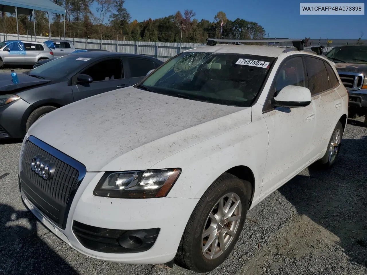 2011 Audi Q5 Premium VIN: WA1CFAFP4BA073398 Lot: 76578054