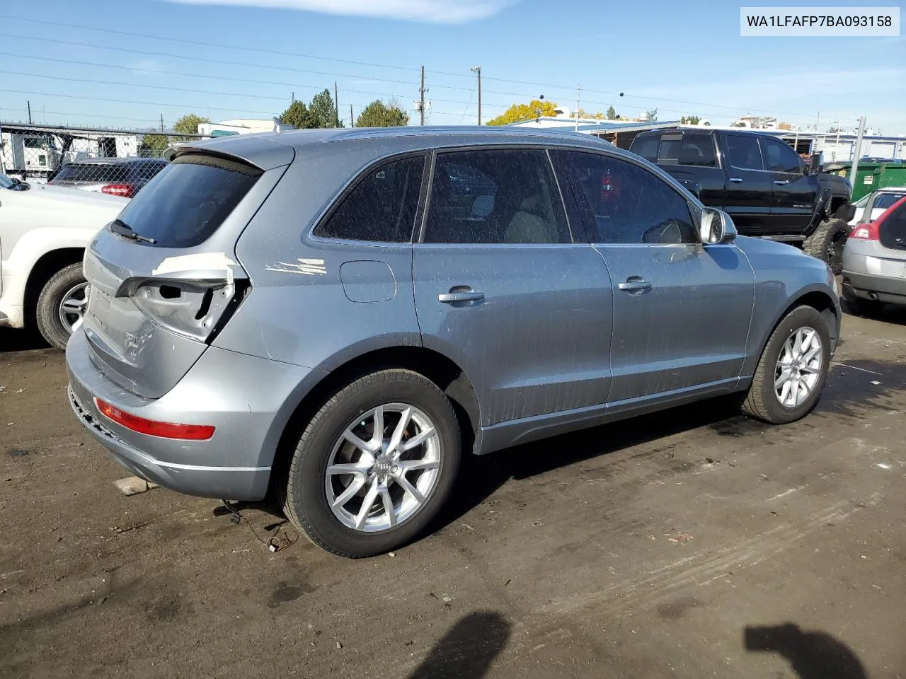 2011 Audi Q5 Premium Plus VIN: WA1LFAFP7BA093158 Lot: 77102894