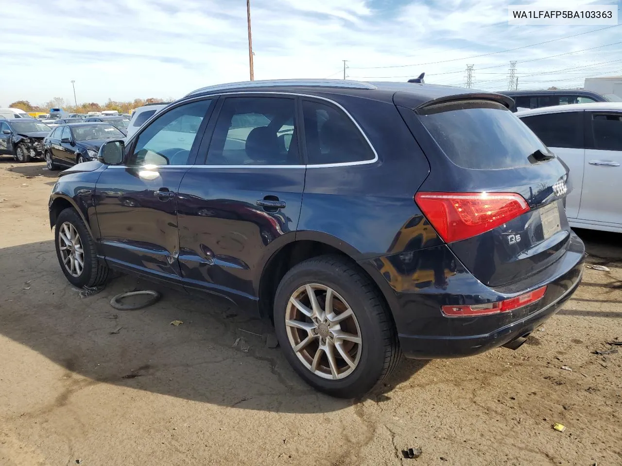 2011 Audi Q5 Premium Plus VIN: WA1LFAFP5BA103363 Lot: 77346704