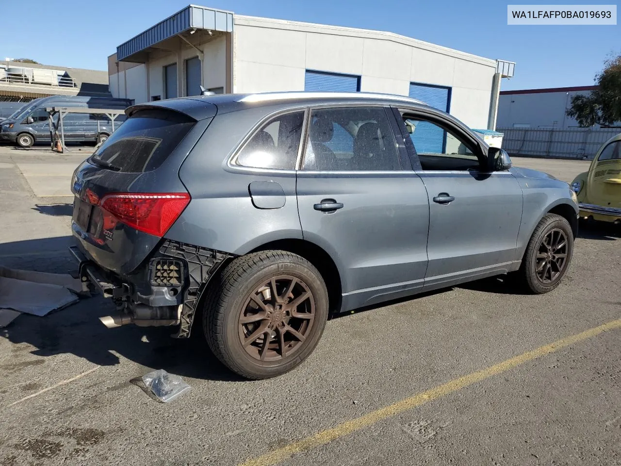 2011 Audi Q5 Premium Plus VIN: WA1LFAFP0BA019693 Lot: 77931934