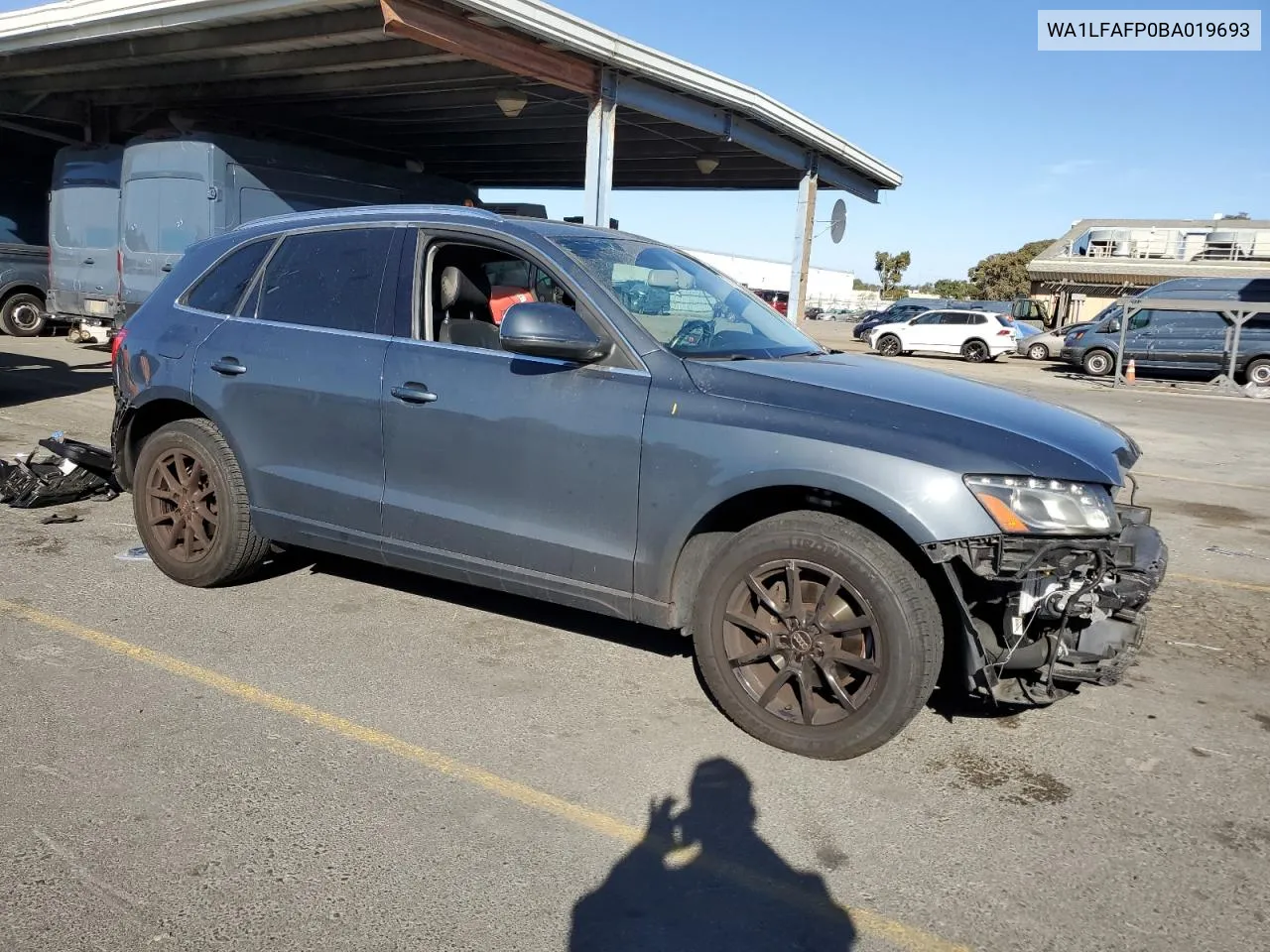 2011 Audi Q5 Premium Plus VIN: WA1LFAFP0BA019693 Lot: 77931934