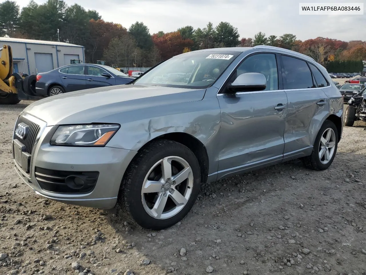 2011 Audi Q5 Premium Plus VIN: WA1LFAFP6BA083446 Lot: 78231874