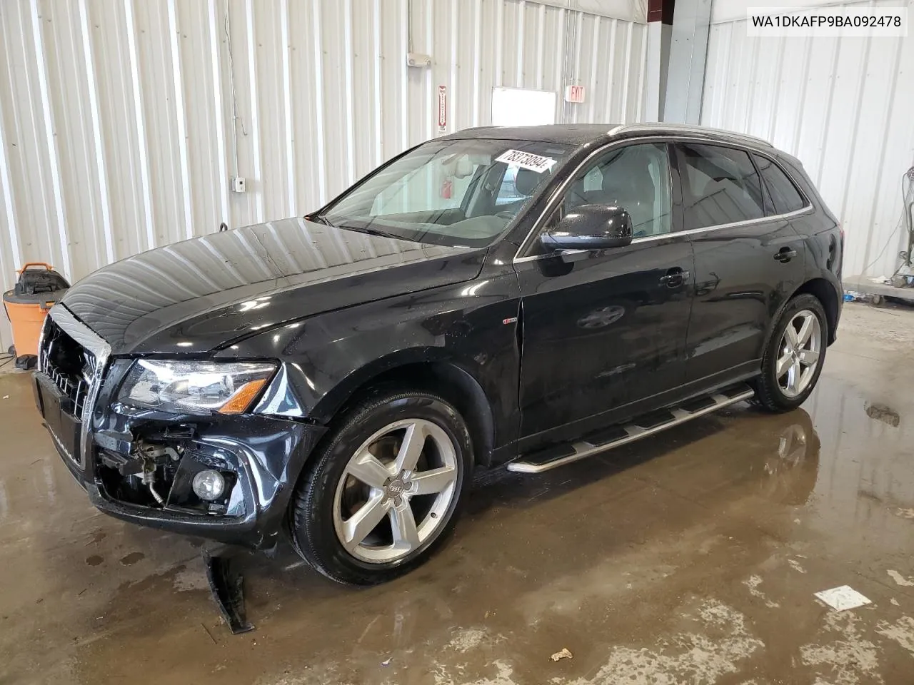 2011 Audi Q5 Premium Plus VIN: WA1DKAFP9BA092478 Lot: 78373094