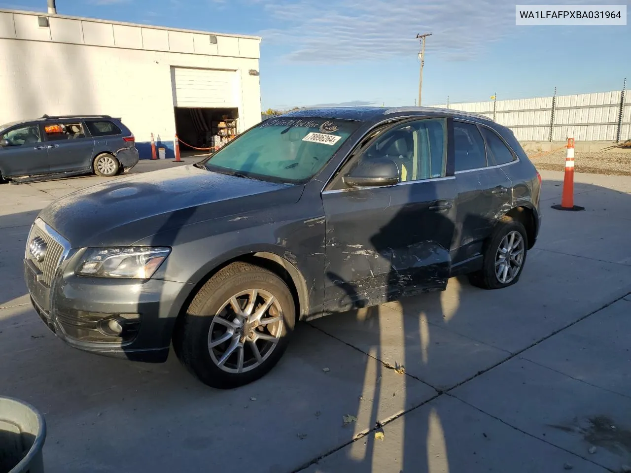 2011 Audi Q5 Premium Plus VIN: WA1LFAFPXBA031964 Lot: 78896264