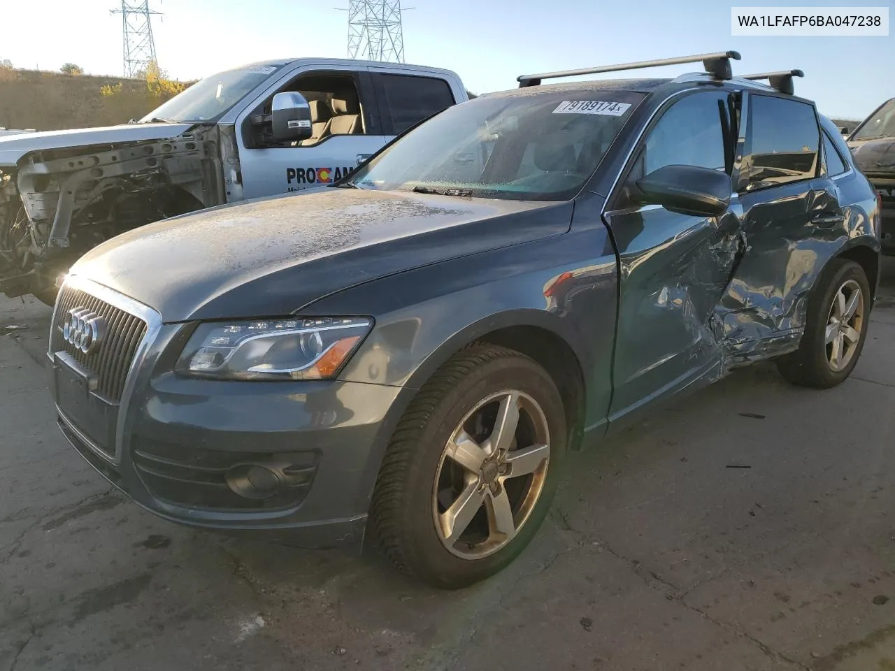 2011 Audi Q5 Premium Plus VIN: WA1LFAFP6BA047238 Lot: 79189174