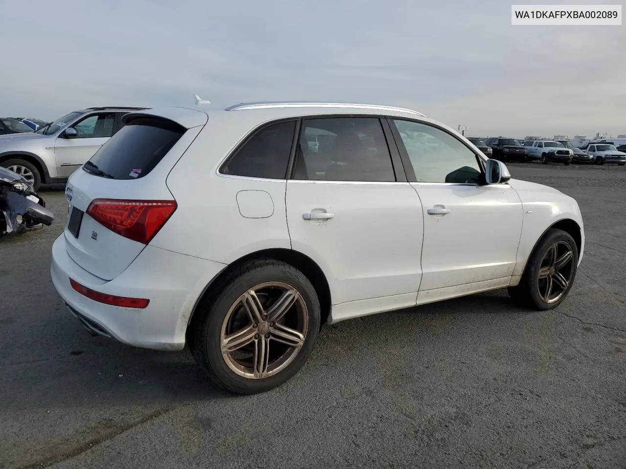 2011 Audi Q5 Premium Plus VIN: WA1DKAFPXBA002089 Lot: 79280164