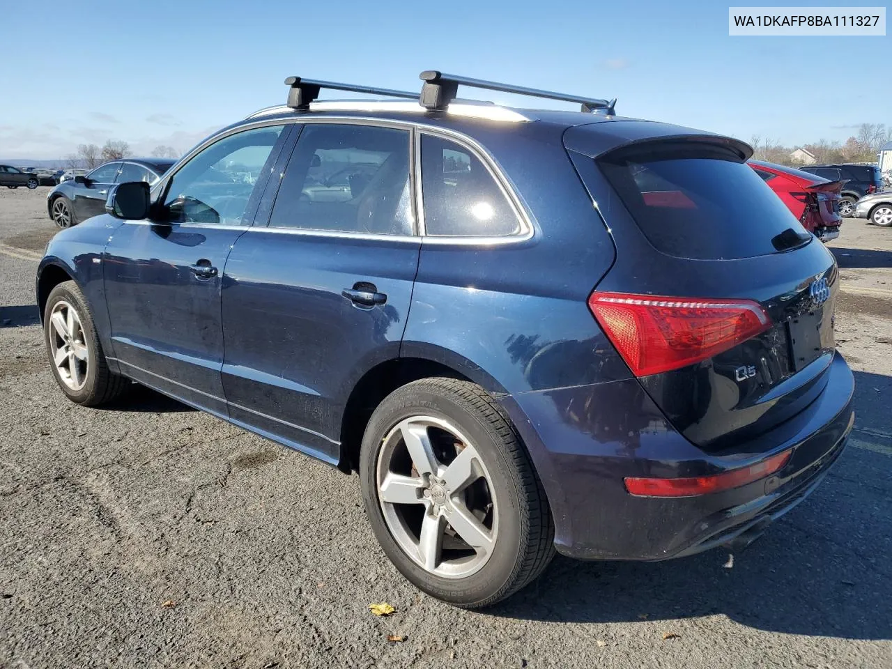 2011 Audi Q5 Premium Plus VIN: WA1DKAFP8BA111327 Lot: 81047224