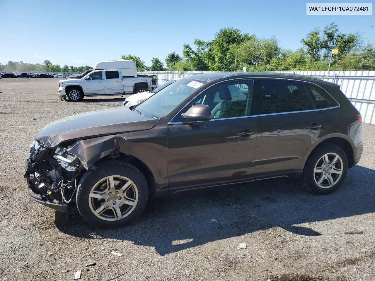 2012 Audi Q5 Premium Plus VIN: WA1LFCFP1CA072481 Lot: 57063224