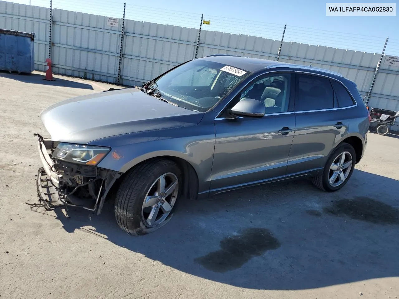 2012 Audi Q5 Premium Plus VIN: WA1LFAFP4CA052830 Lot: 67801904