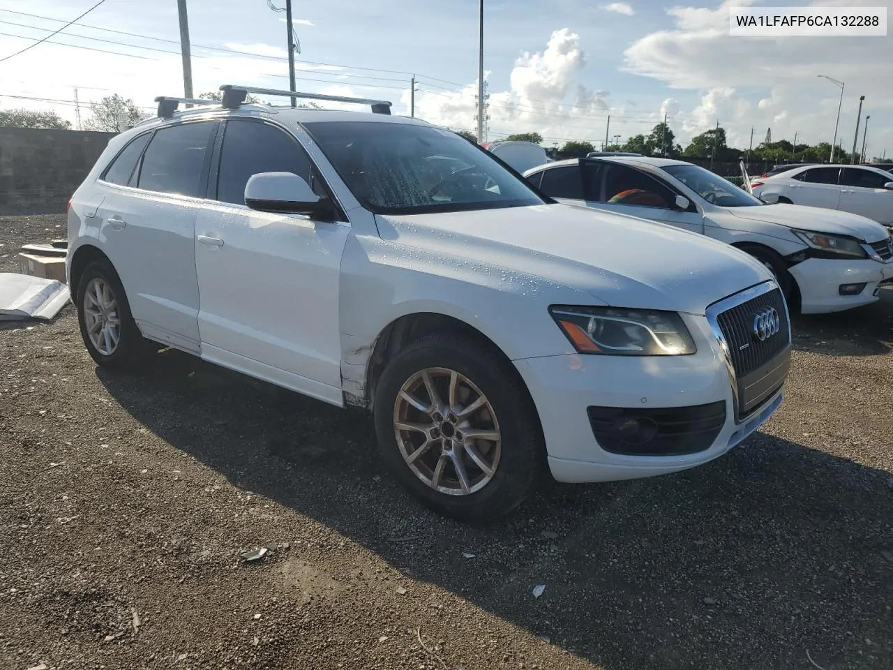 2012 Audi Q5 Premium Plus VIN: WA1LFAFP6CA132288 Lot: 70216814