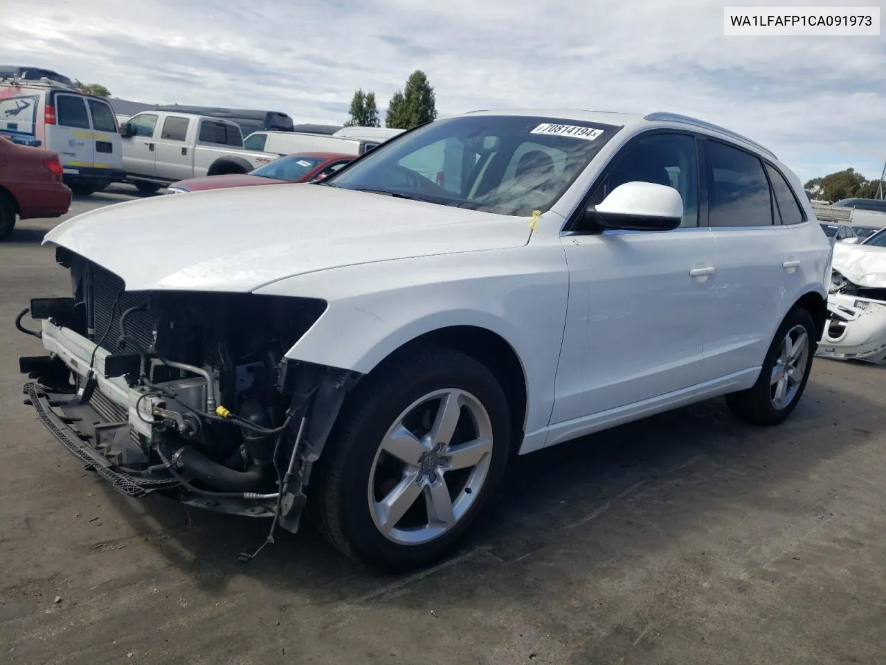 2012 Audi Q5 Premium Plus VIN: WA1LFAFP1CA091973 Lot: 70814194