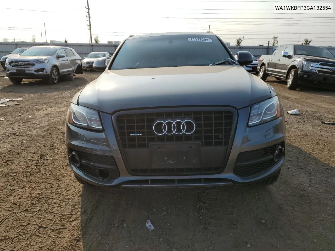 2012 Audi Q5 Prestige VIN: WA1WKBFP3CA132554 Lot: 71177004