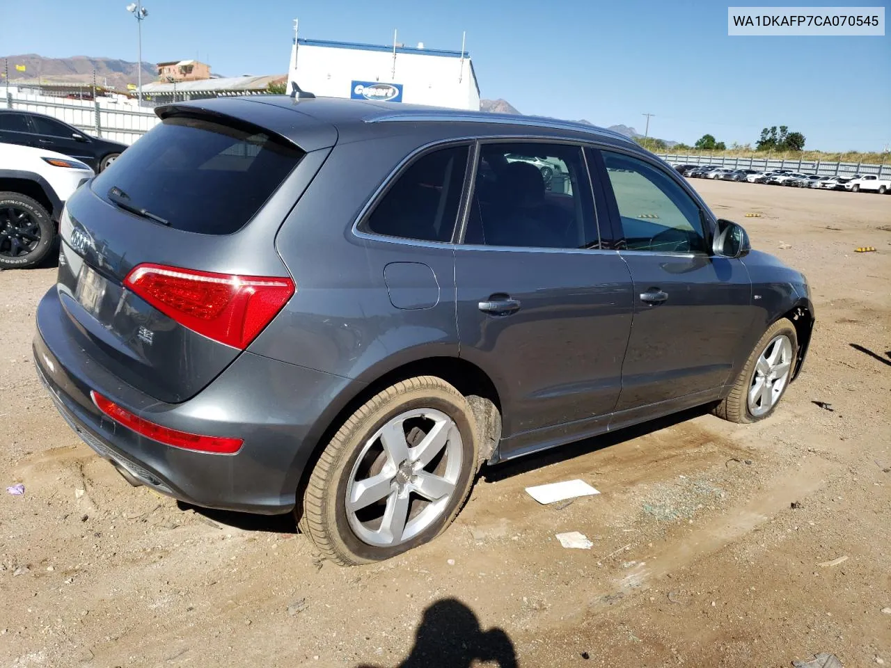 2012 Audi Q5 Premium Plus VIN: WA1DKAFP7CA070545 Lot: 72604844