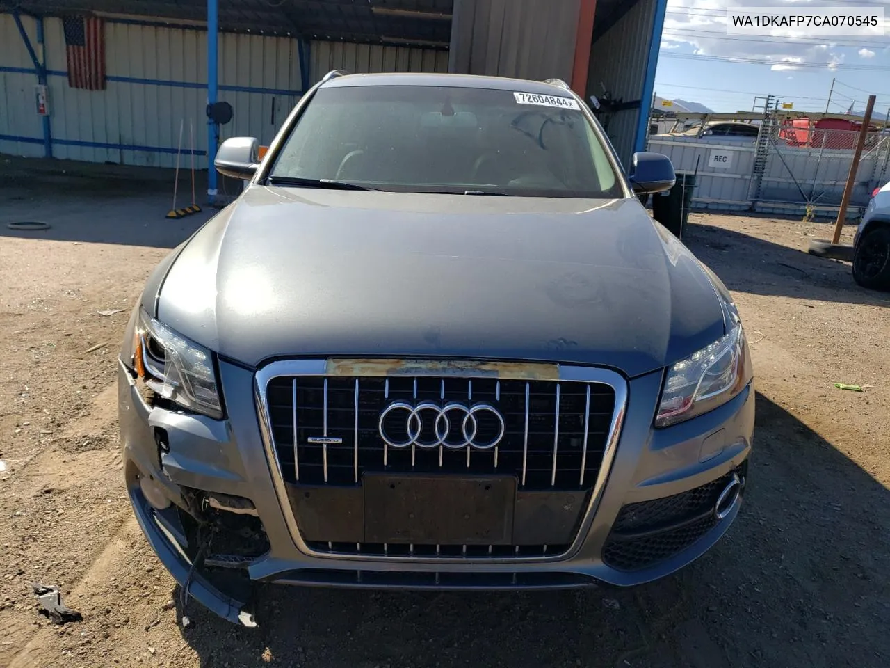 2012 Audi Q5 Premium Plus VIN: WA1DKAFP7CA070545 Lot: 72604844