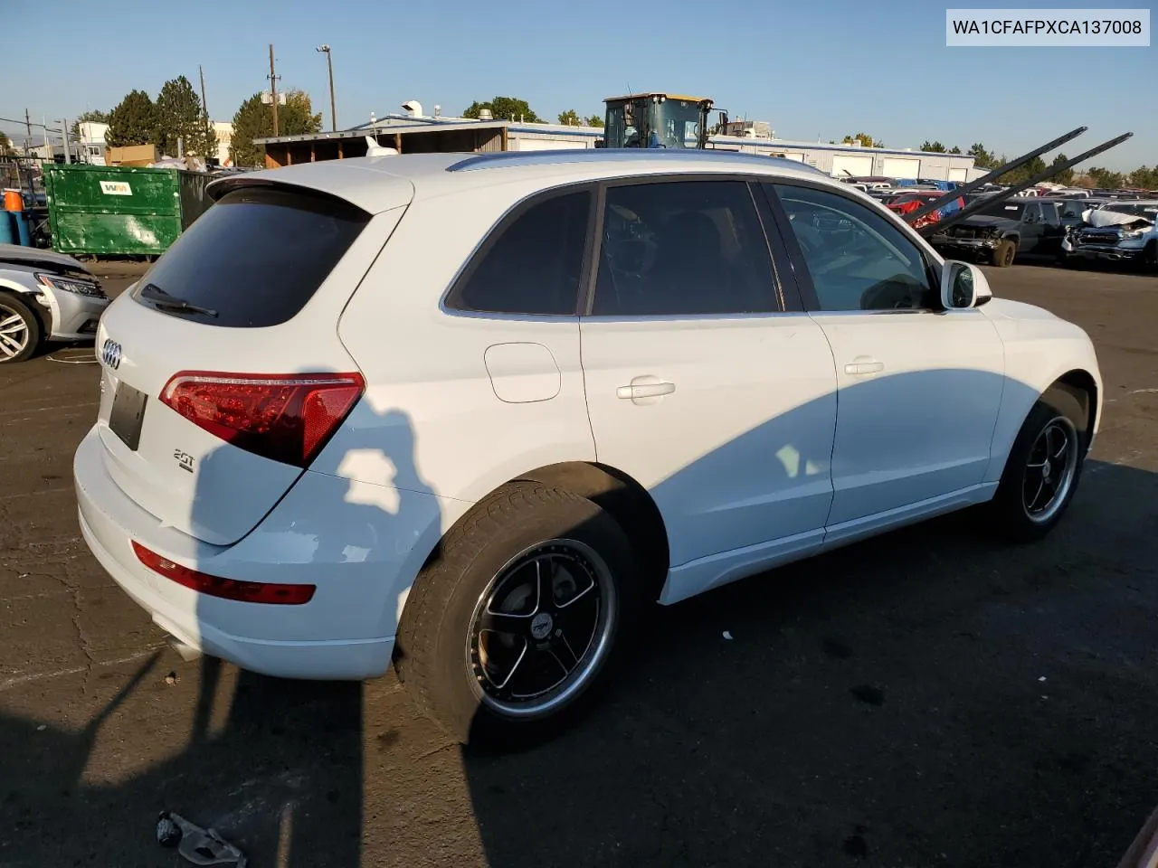 2012 Audi Q5 Premium VIN: WA1CFAFPXCA137008 Lot: 73612824