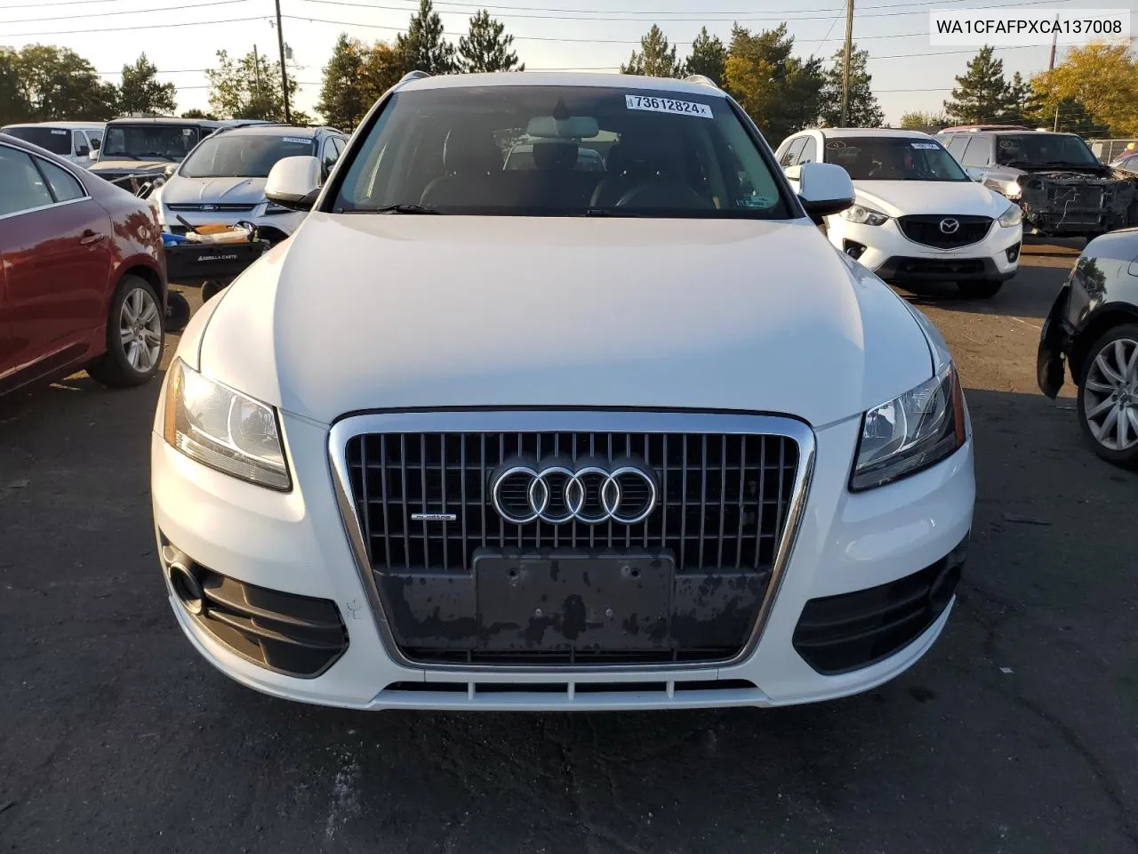 WA1CFAFPXCA137008 2012 Audi Q5 Premium