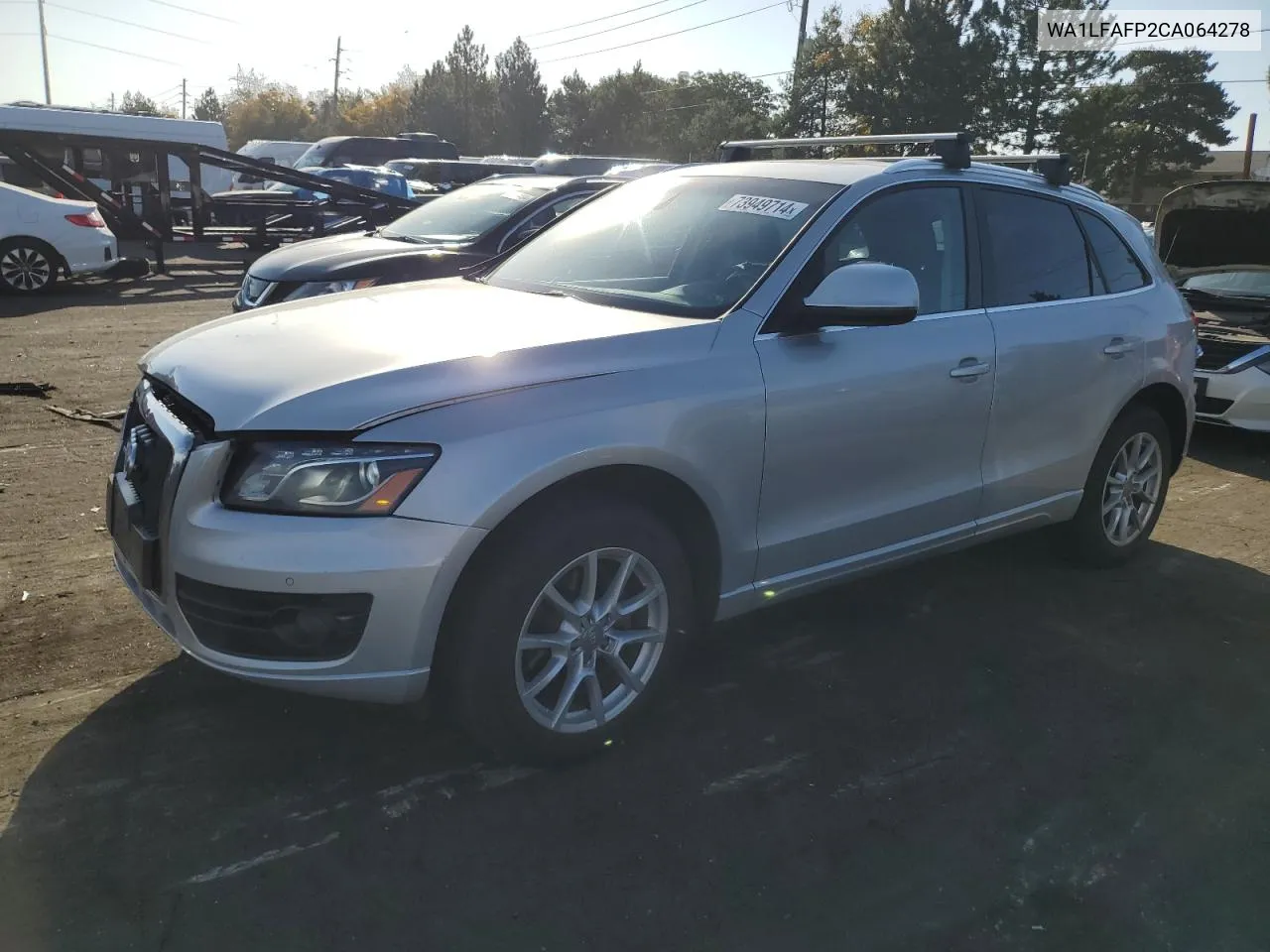 2012 Audi Q5 Premium Plus VIN: WA1LFAFP2CA064278 Lot: 73949714