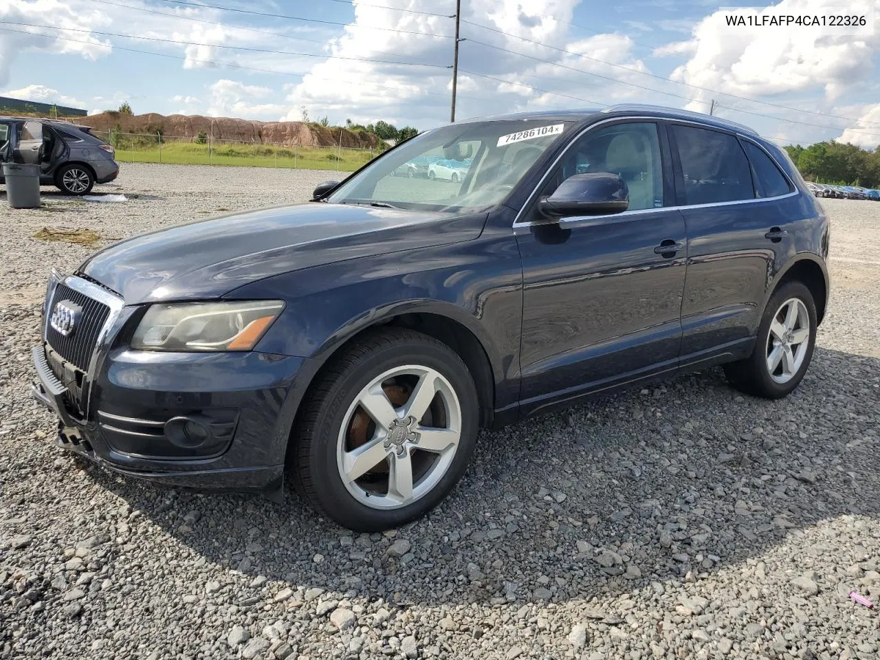 2012 Audi Q5 Premium Plus VIN: WA1LFAFP4CA122326 Lot: 74286104