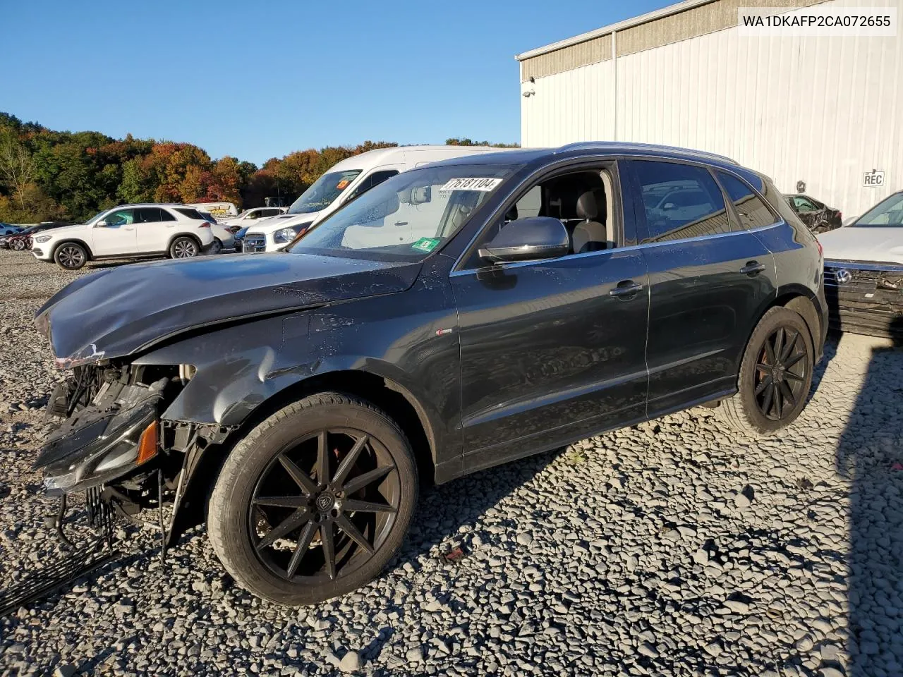 2012 Audi Q5 Premium Plus VIN: WA1DKAFP2CA072655 Lot: 76181104