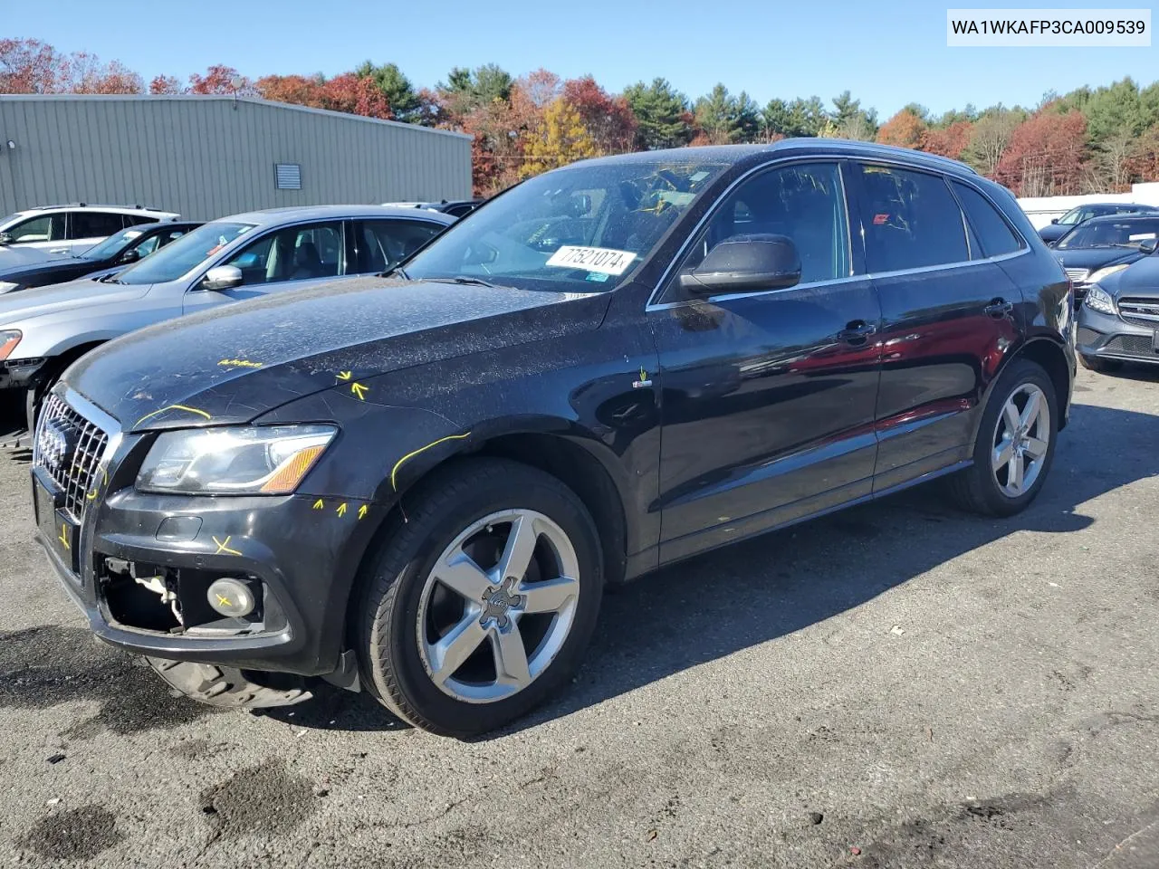 2012 Audi Q5 Prestige VIN: WA1WKAFP3CA009539 Lot: 77521074