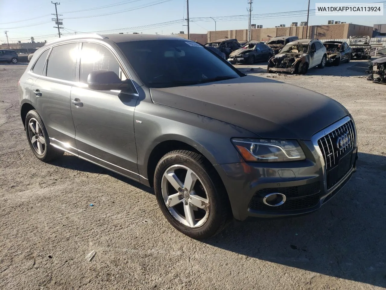 2012 Audi Q5 Premium Plus VIN: WA1DKAFP1CA113924 Lot: 78053684