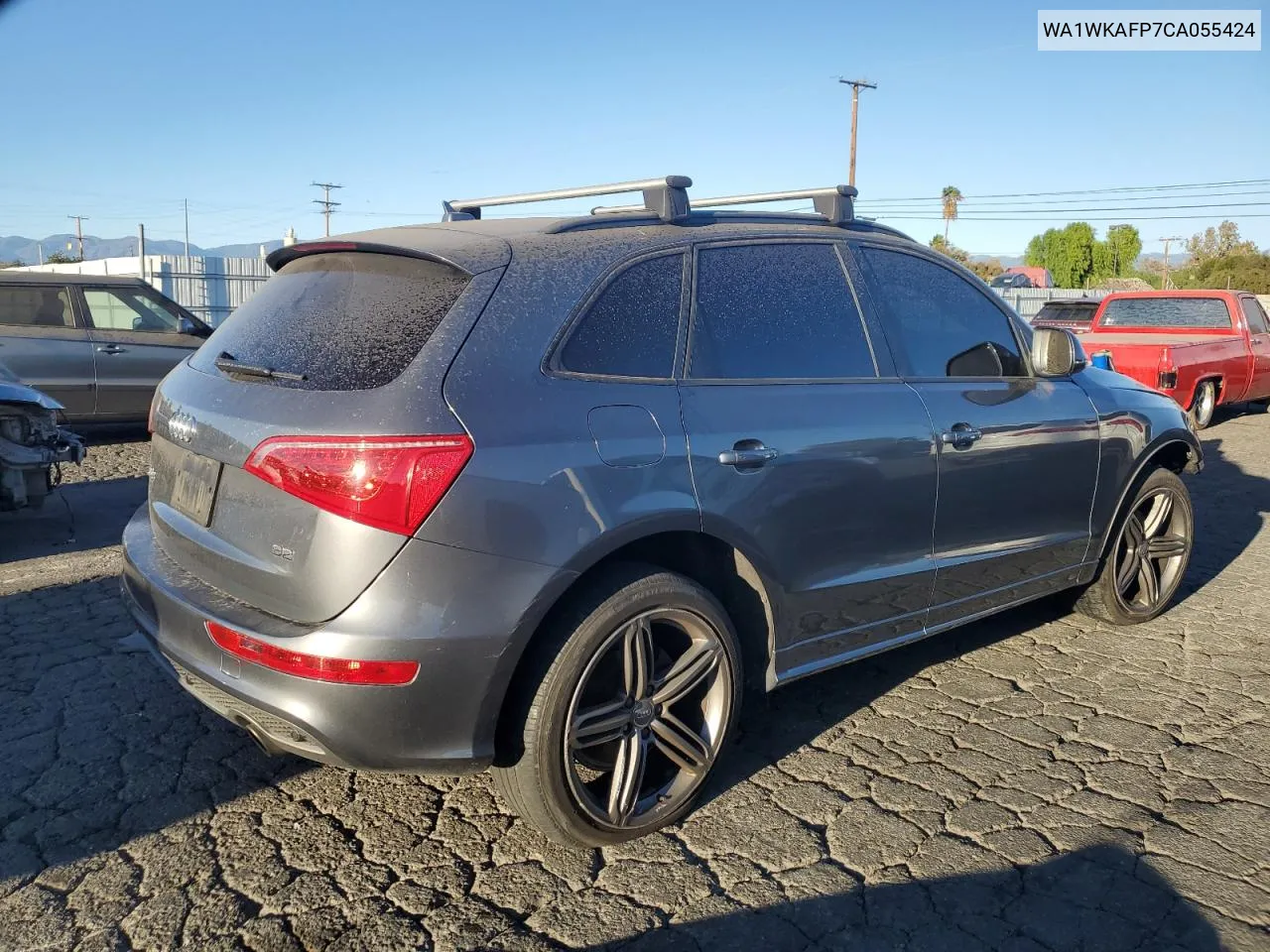 2012 Audi Q5 Prestige VIN: WA1WKAFP7CA055424 Lot: 79712924