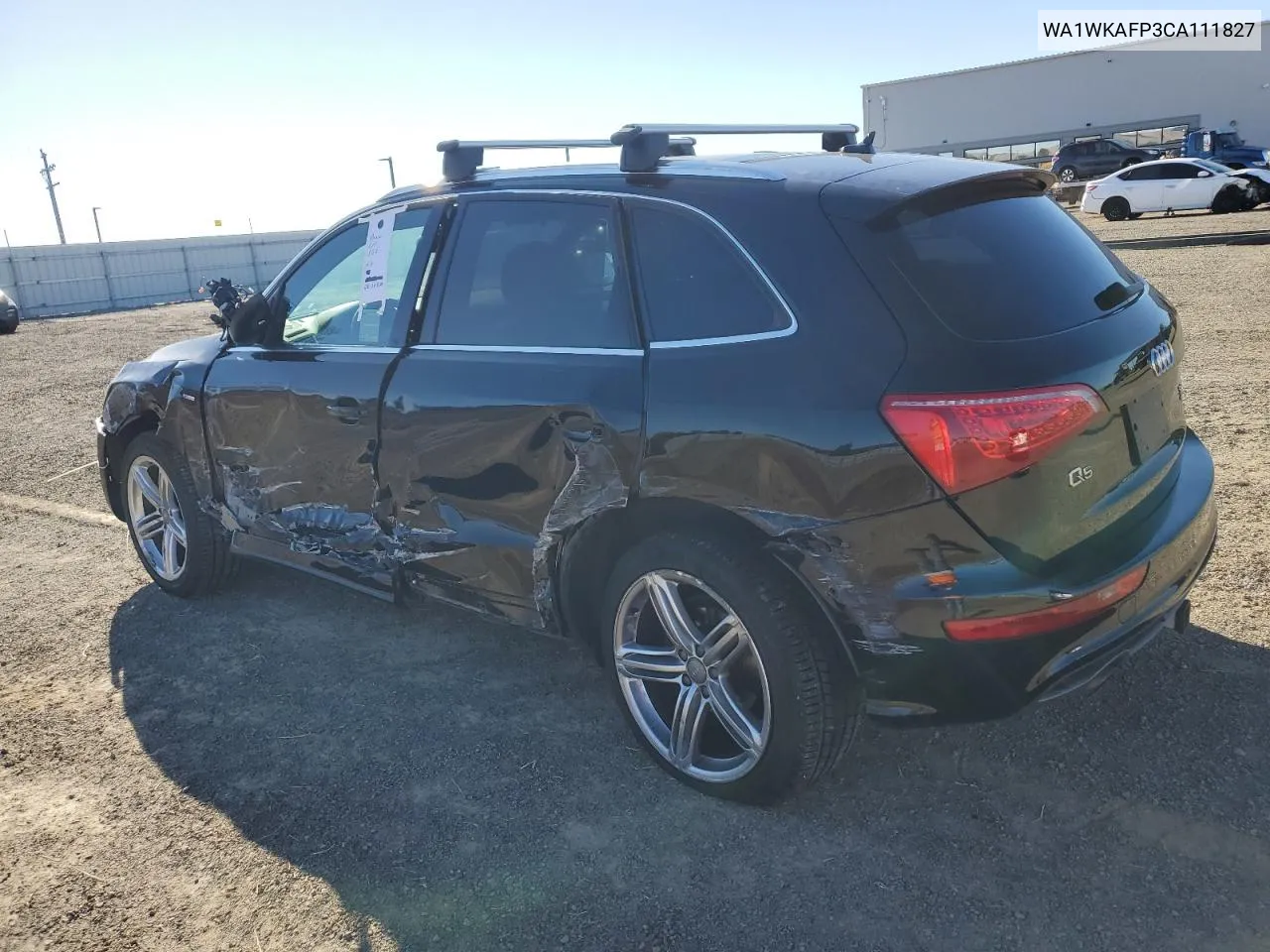 2012 Audi Q5 Prestige VIN: WA1WKAFP3CA111827 Lot: 79762654