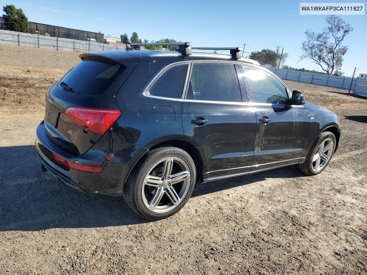 2012 Audi Q5 Prestige VIN: WA1WKAFP3CA111827 Lot: 79762654