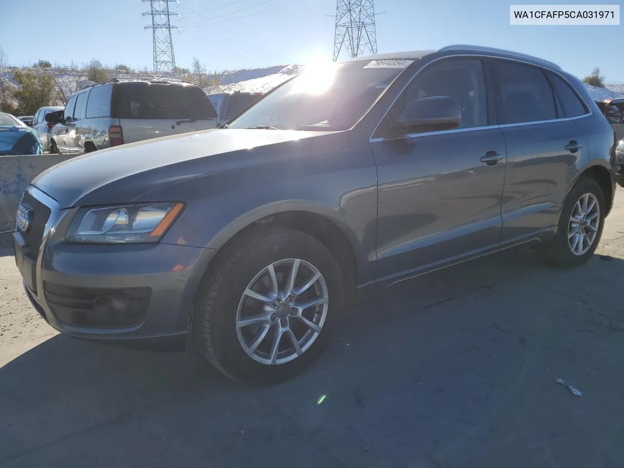 2012 Audi Q5 Premium VIN: WA1CFAFP5CA031971 Lot: 79844354