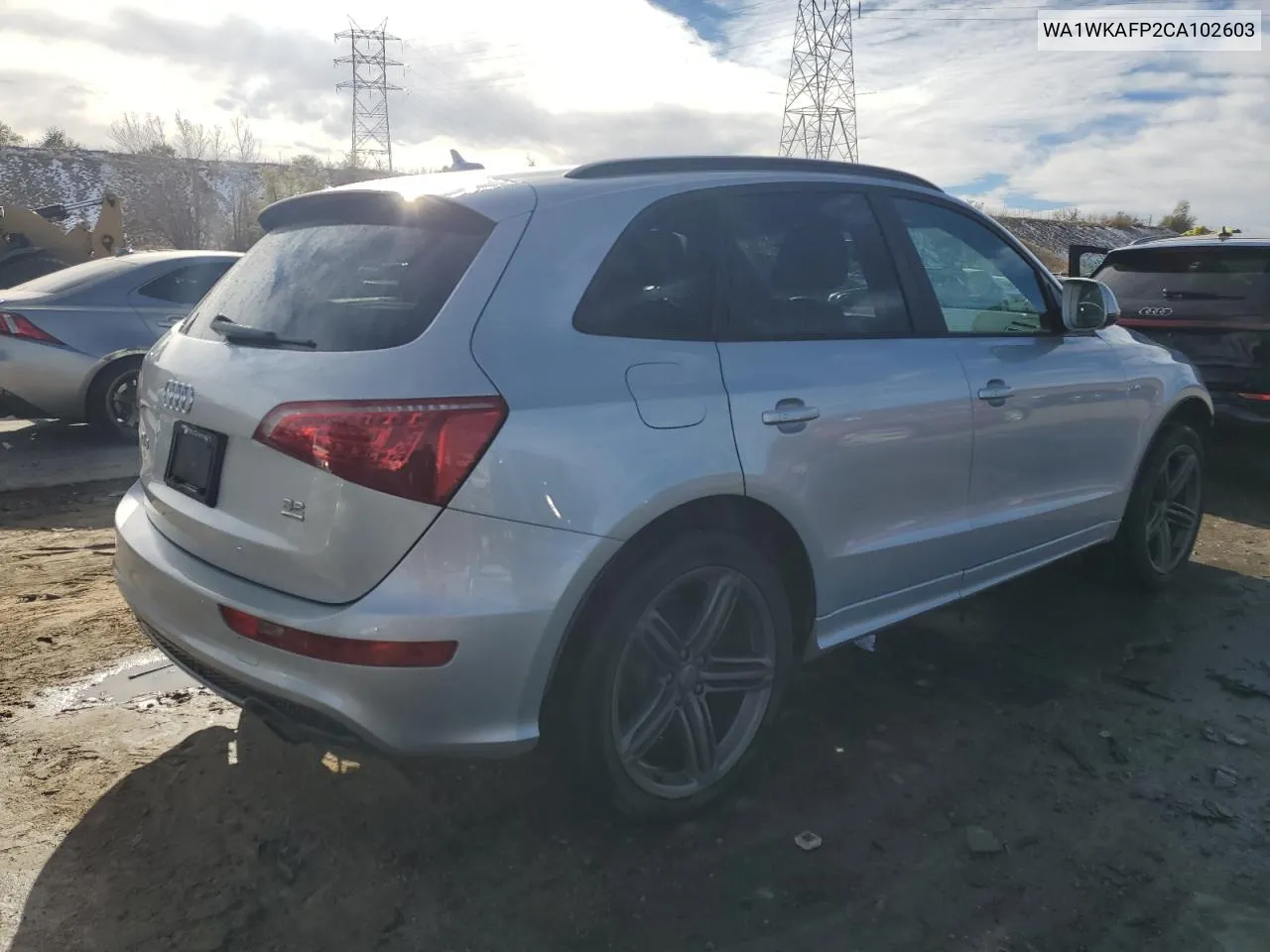 2012 Audi Q5 Prestige VIN: WA1WKAFP2CA102603 Lot: 80902014