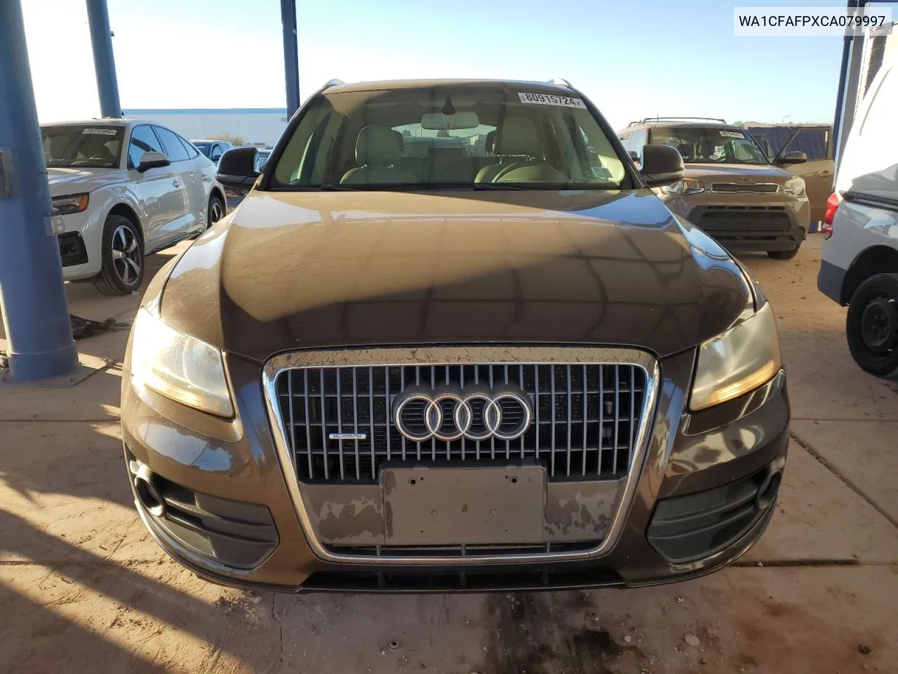 2012 Audi Q5 Premium VIN: WA1CFAFPXCA079997 Lot: 80915724