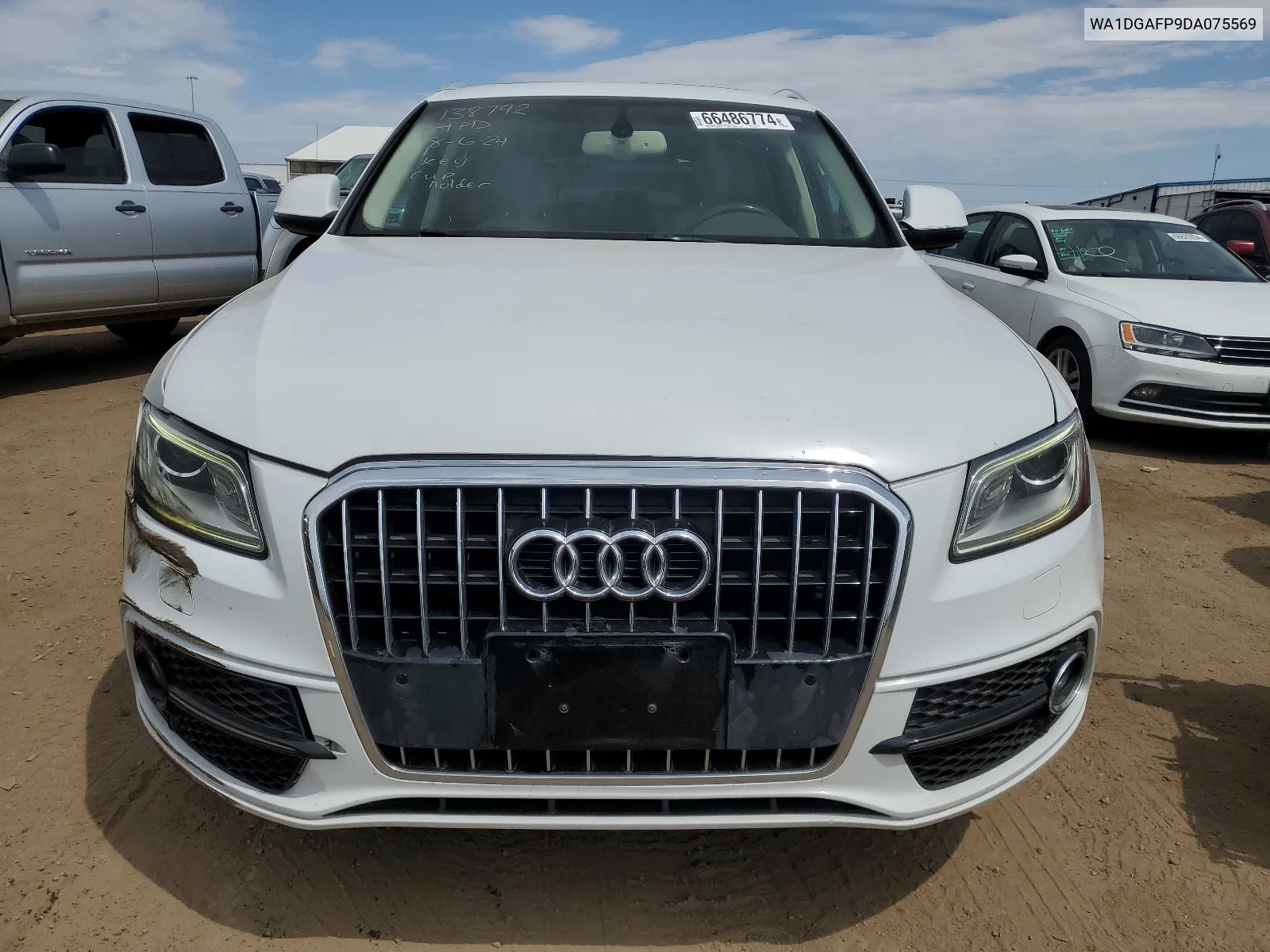 2013 Audi Q5 Premium Plus VIN: WA1DGAFP9DA075569 Lot: 66486774