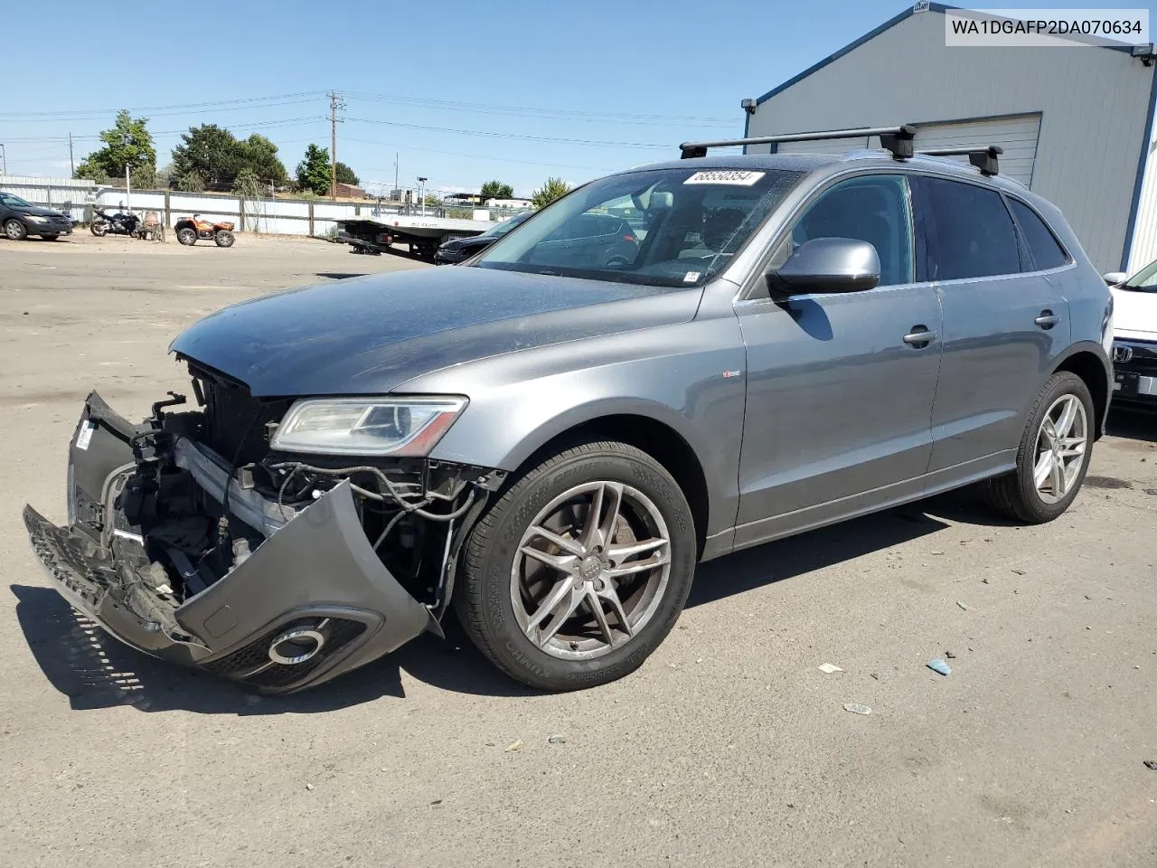 2013 Audi Q5 Premium Plus VIN: WA1DGAFP2DA070634 Lot: 68550354