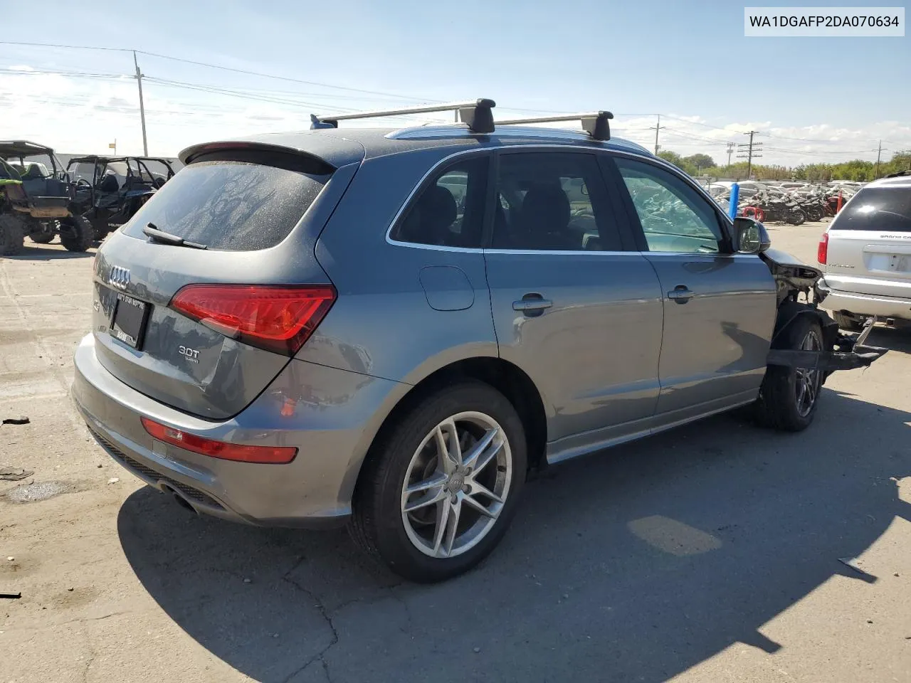 2013 Audi Q5 Premium Plus VIN: WA1DGAFP2DA070634 Lot: 68550354