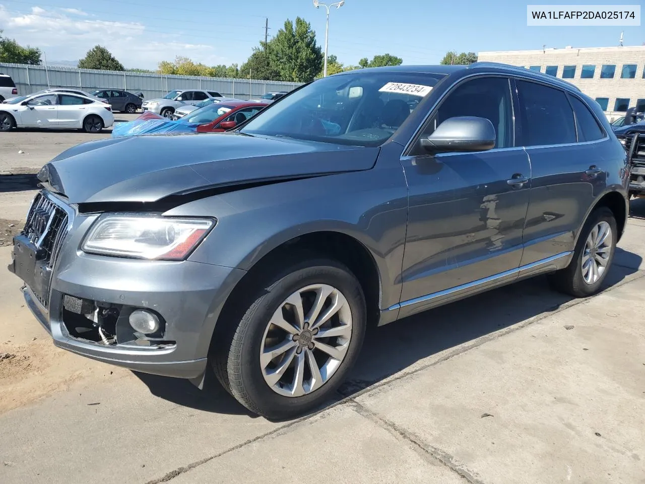 2013 Audi Q5 Premium Plus VIN: WA1LFAFP2DA025174 Lot: 72843234