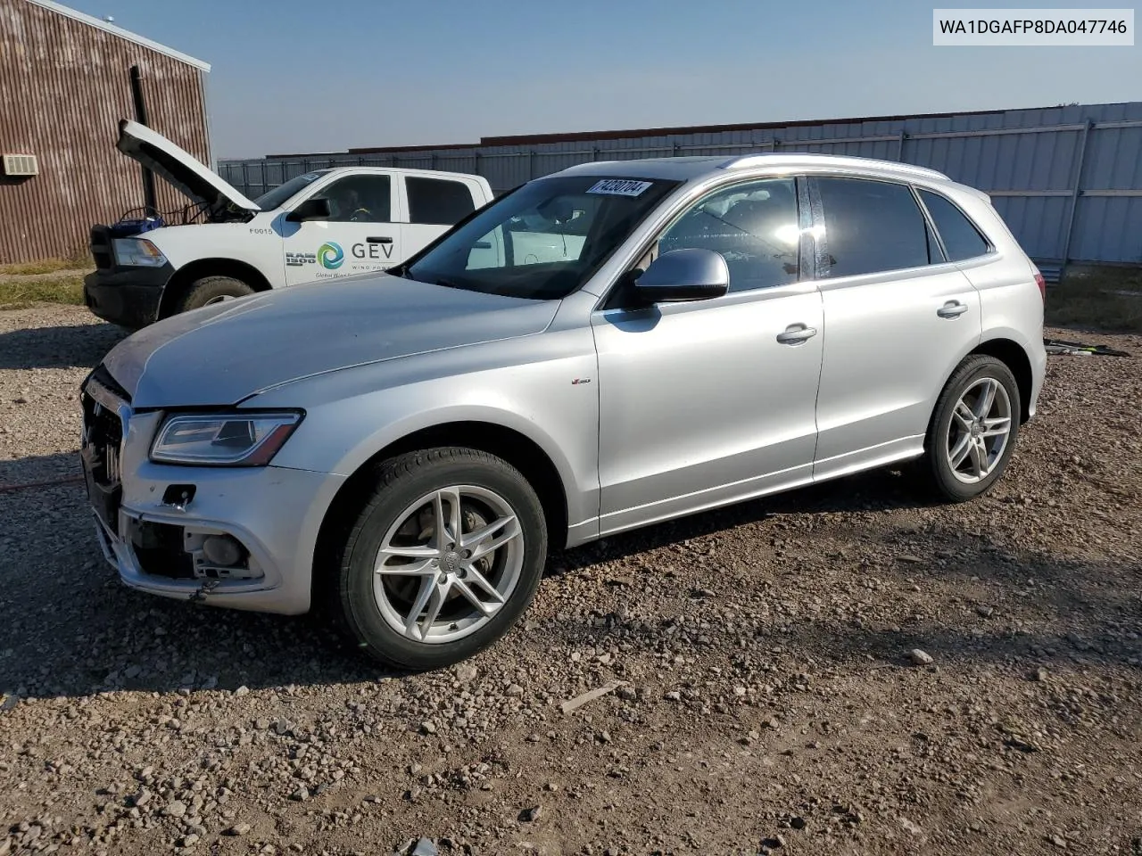 2013 Audi Q5 Premium Plus VIN: WA1DGAFP8DA047746 Lot: 74230704