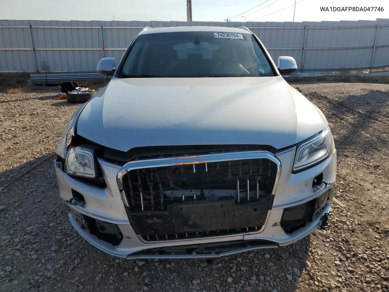 2013 Audi Q5 Premium Plus VIN: WA1DGAFP8DA047746 Lot: 74230704