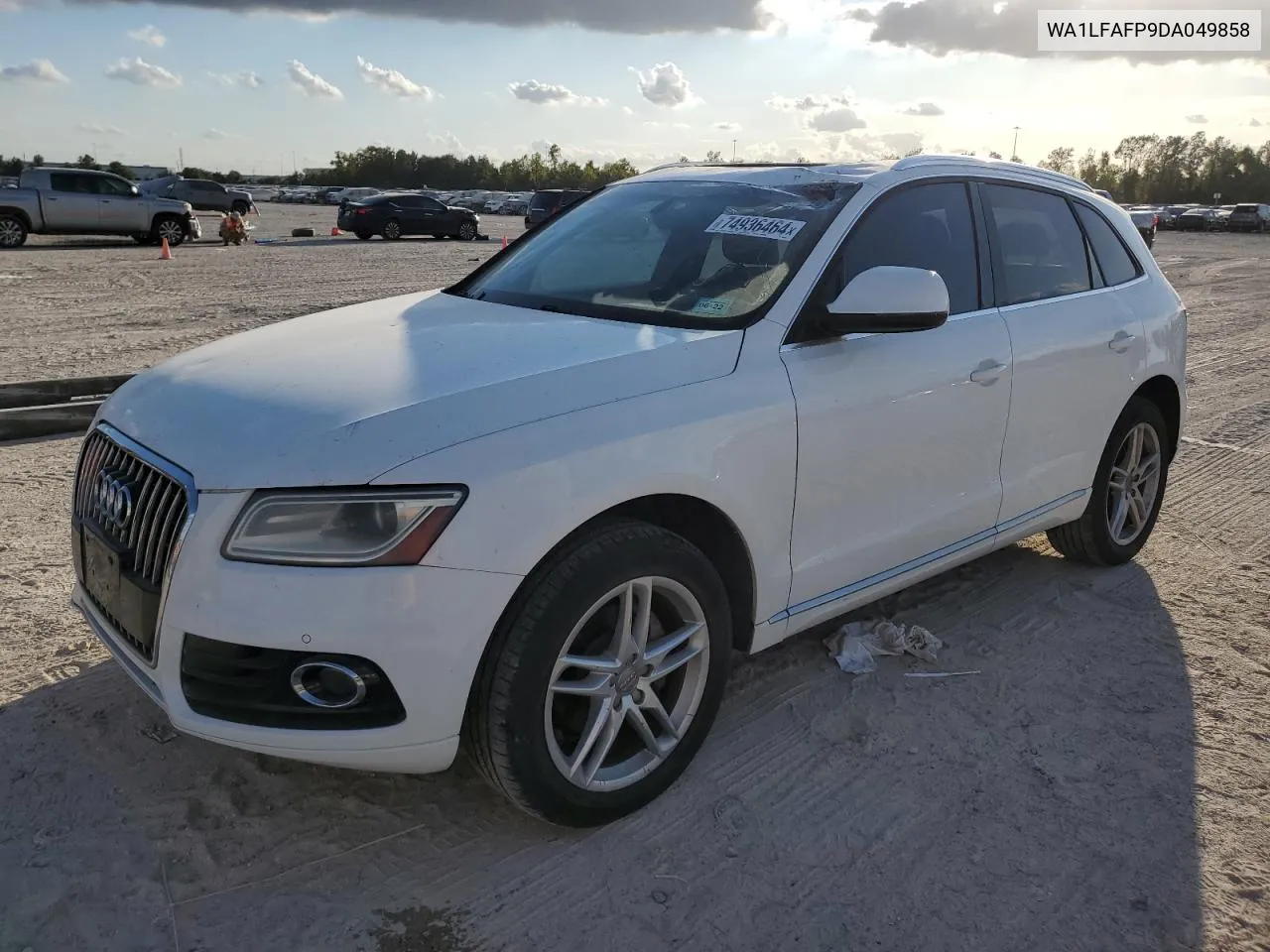 2013 Audi Q5 Premium Plus VIN: WA1LFAFP9DA049858 Lot: 74936464