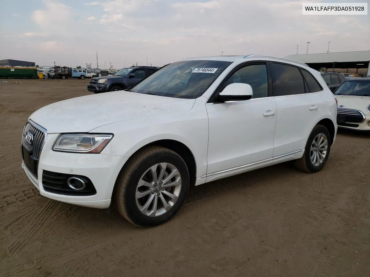 2013 Audi Q5 Premium Plus VIN: WA1LFAFP3DA051928 Lot: 75746544