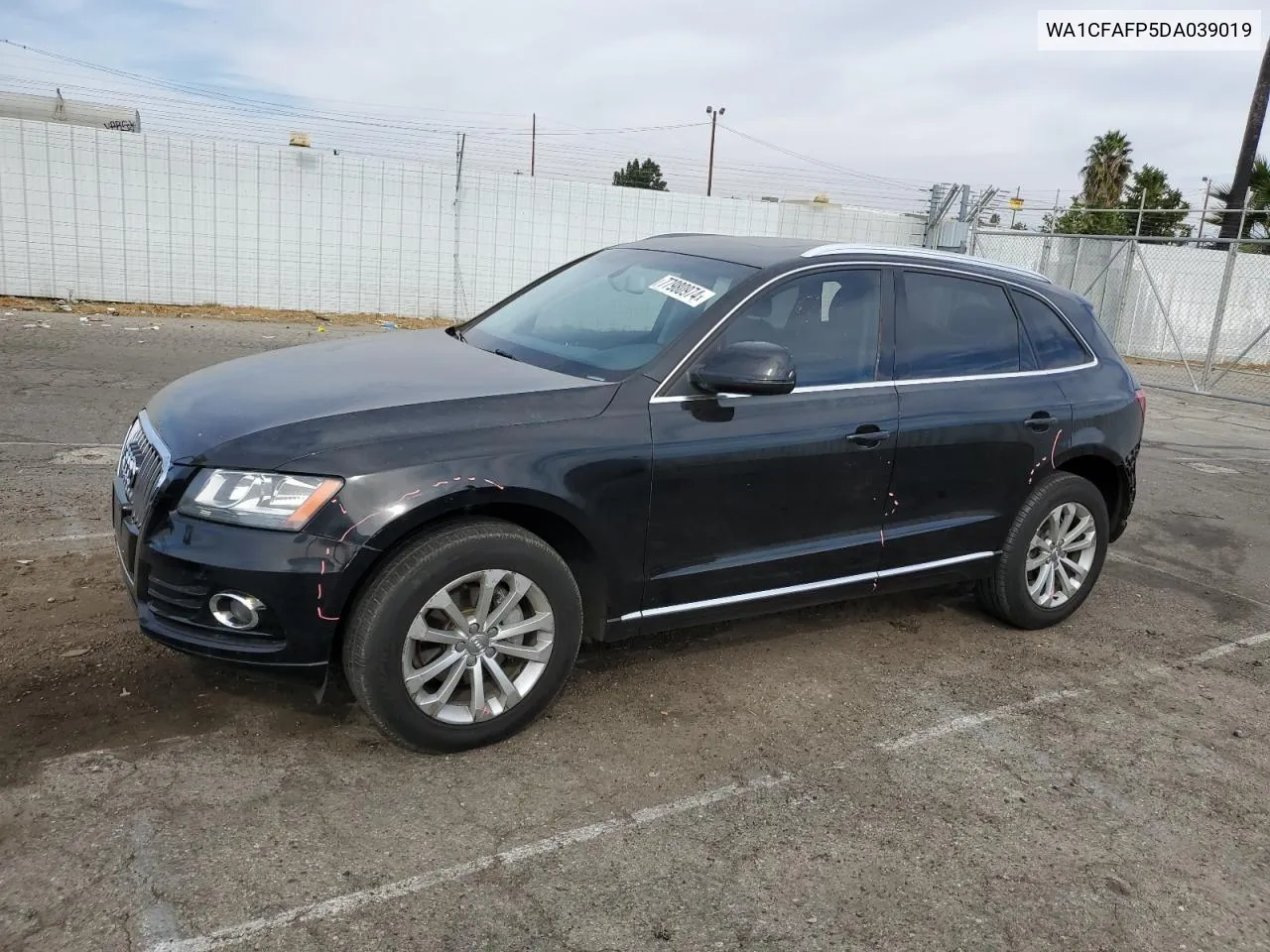 2013 Audi Q5 Premium VIN: WA1CFAFP5DA039019 Lot: 77980974