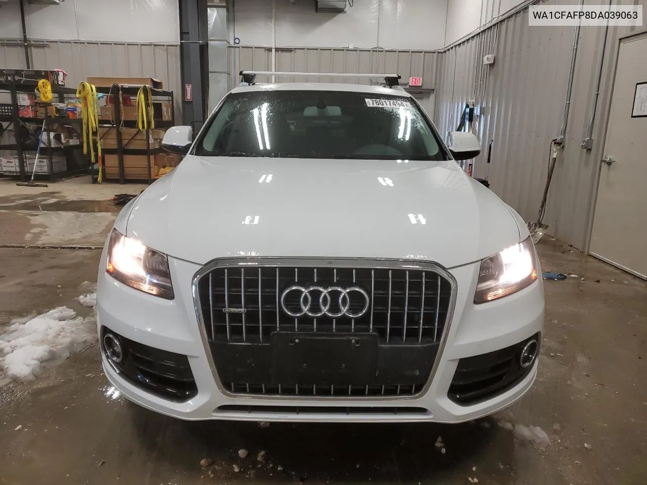 2013 Audi Q5 Premium VIN: WA1CFAFP8DA039063 Lot: 78017494