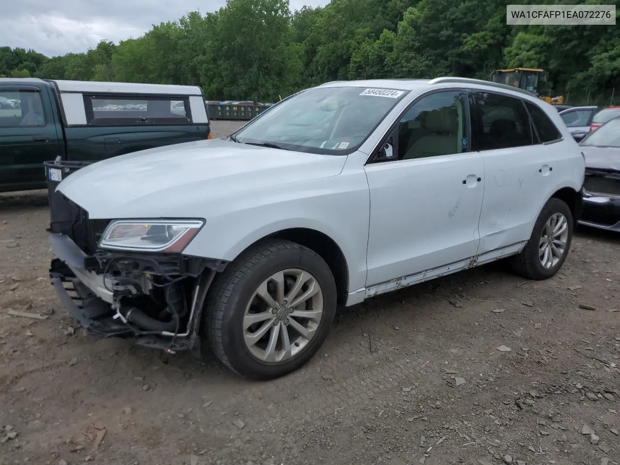 2014 Audi Q5 Premium VIN: WA1CFAFP1EA072276 Lot: 58450224