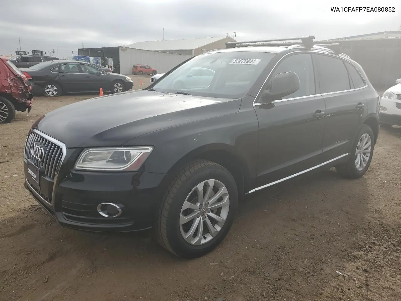 2014 Audi Q5 Premium VIN: WA1CFAFP7EA080852 Lot: 58679904