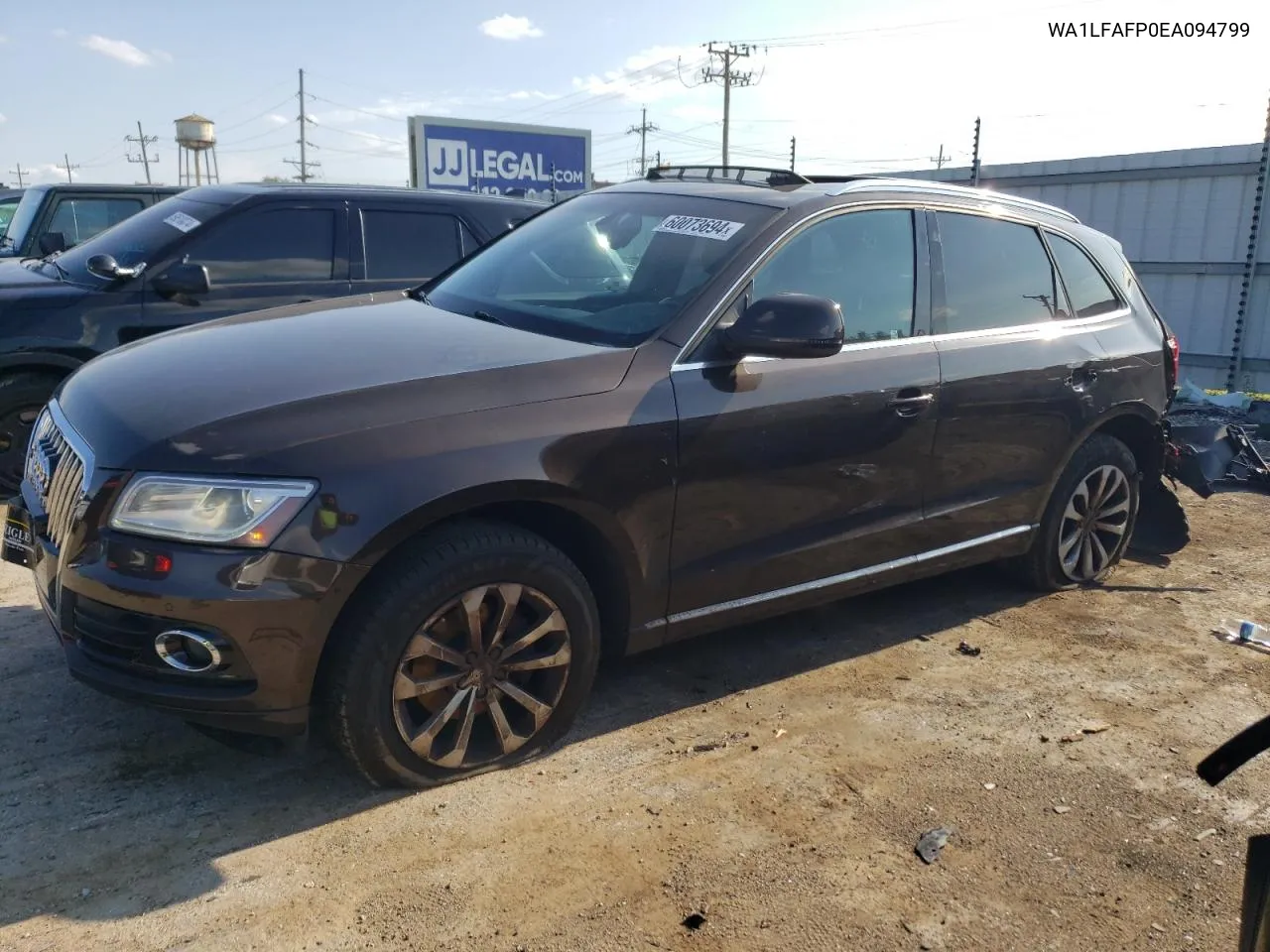 2014 Audi Q5 Premium Plus VIN: WA1LFAFP0EA094799 Lot: 60073694