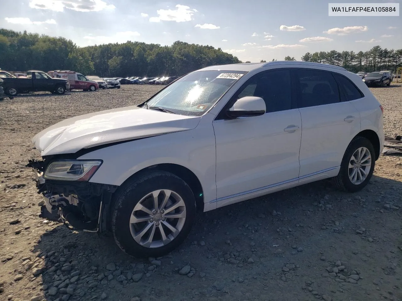 2014 Audi Q5 Premium Plus VIN: WA1LFAFP4EA105884 Lot: 67284294