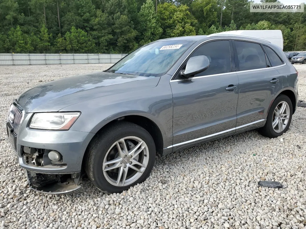 2014 Audi Q5 Premium Plus VIN: WA1LFAFP3EA055771 Lot: 68258234