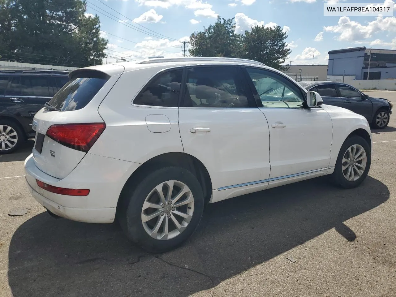 2014 Audi Q5 Premium Plus VIN: WA1LFAFP8EA104317 Lot: 69453404