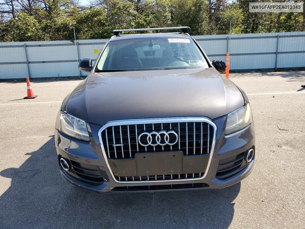 2014 Audi Q5 Premium VIN: WA1CFAFP2EA012345 Lot: 70173374